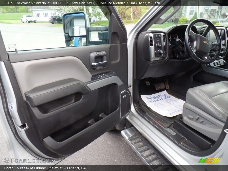 Silver Ice Metallic / Dark Ash/Jet Black 2019 Chevrolet Silverado 2500HD LTZ Crew Cab 4WD