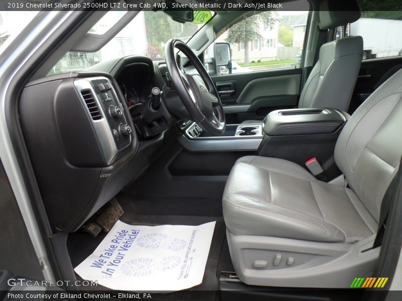 Silver Ice Metallic / Dark Ash/Jet Black 2019 Chevrolet Silverado 2500HD LTZ Crew Cab 4WD