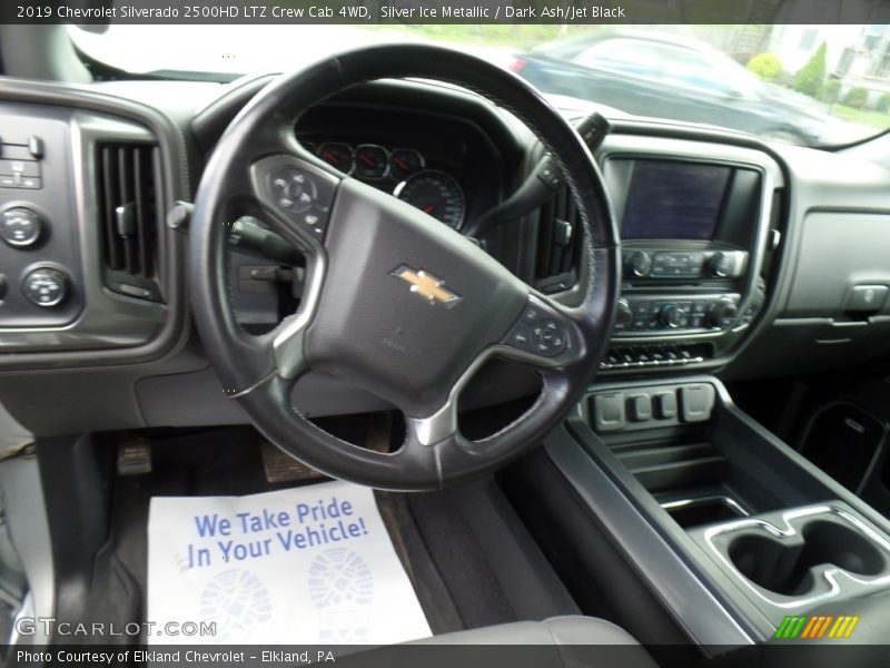 Silver Ice Metallic / Dark Ash/Jet Black 2019 Chevrolet Silverado 2500HD LTZ Crew Cab 4WD