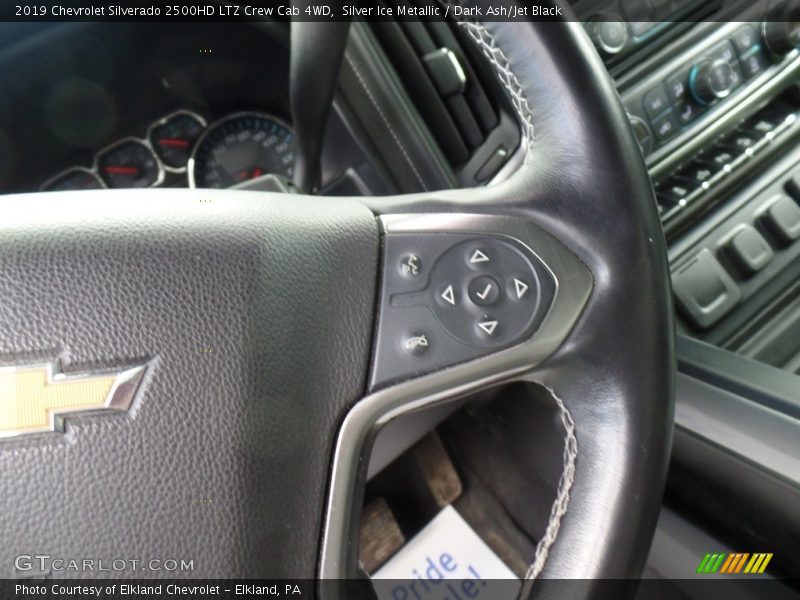 Silver Ice Metallic / Dark Ash/Jet Black 2019 Chevrolet Silverado 2500HD LTZ Crew Cab 4WD