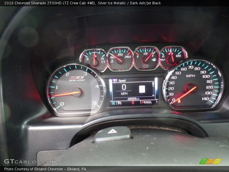 Silver Ice Metallic / Dark Ash/Jet Black 2019 Chevrolet Silverado 2500HD LTZ Crew Cab 4WD