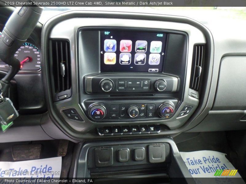 Silver Ice Metallic / Dark Ash/Jet Black 2019 Chevrolet Silverado 2500HD LTZ Crew Cab 4WD