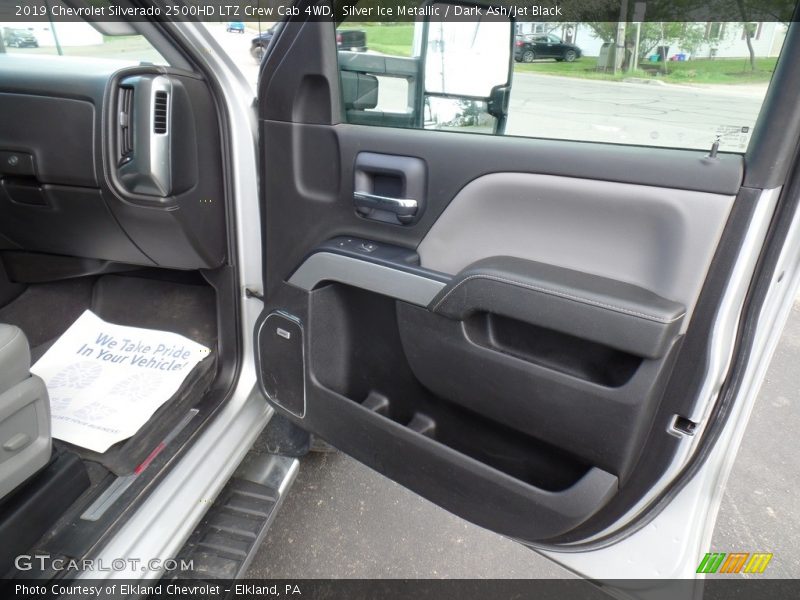 Silver Ice Metallic / Dark Ash/Jet Black 2019 Chevrolet Silverado 2500HD LTZ Crew Cab 4WD