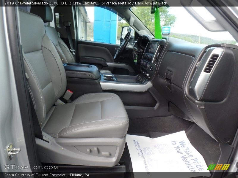 Silver Ice Metallic / Dark Ash/Jet Black 2019 Chevrolet Silverado 2500HD LTZ Crew Cab 4WD