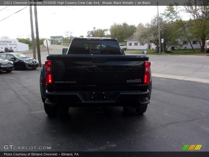 Mosaic Black Metallic / Jet Black 2021 Chevrolet Silverado 3500HD High Country Crew Cab 4x4