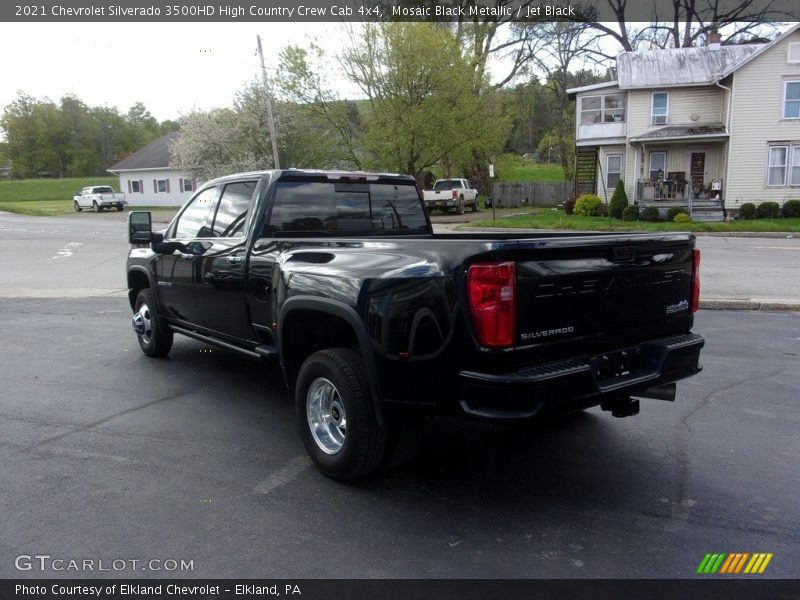 Mosaic Black Metallic / Jet Black 2021 Chevrolet Silverado 3500HD High Country Crew Cab 4x4