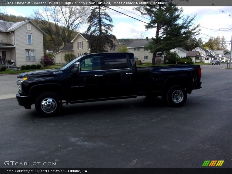 Mosaic Black Metallic / Jet Black 2021 Chevrolet Silverado 3500HD High Country Crew Cab 4x4