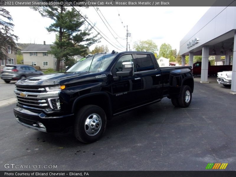 Mosaic Black Metallic / Jet Black 2021 Chevrolet Silverado 3500HD High Country Crew Cab 4x4