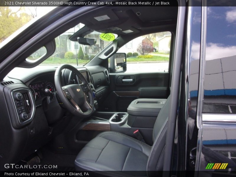 Mosaic Black Metallic / Jet Black 2021 Chevrolet Silverado 3500HD High Country Crew Cab 4x4