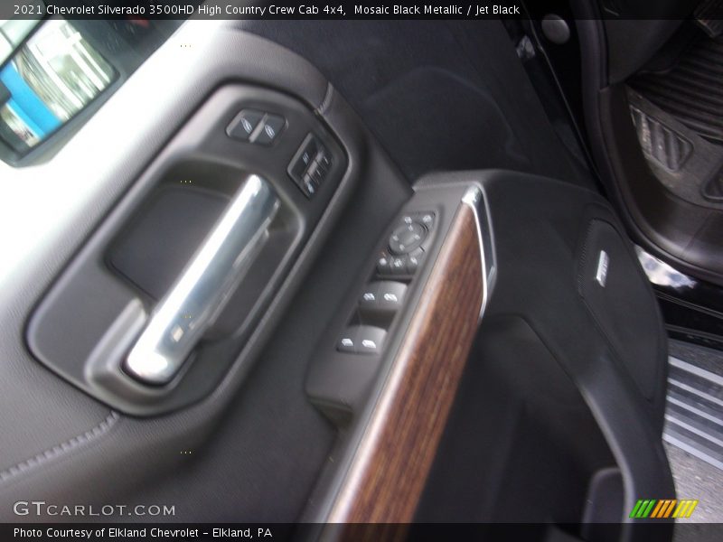 Mosaic Black Metallic / Jet Black 2021 Chevrolet Silverado 3500HD High Country Crew Cab 4x4