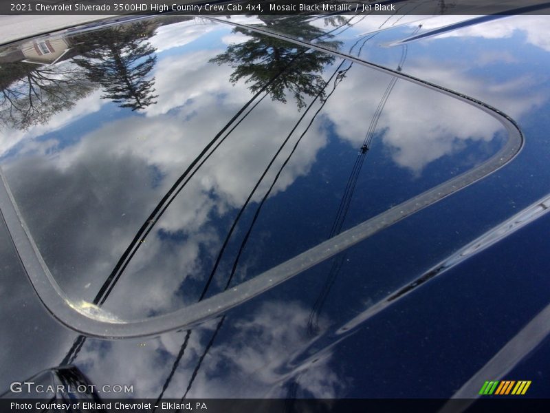 Mosaic Black Metallic / Jet Black 2021 Chevrolet Silverado 3500HD High Country Crew Cab 4x4