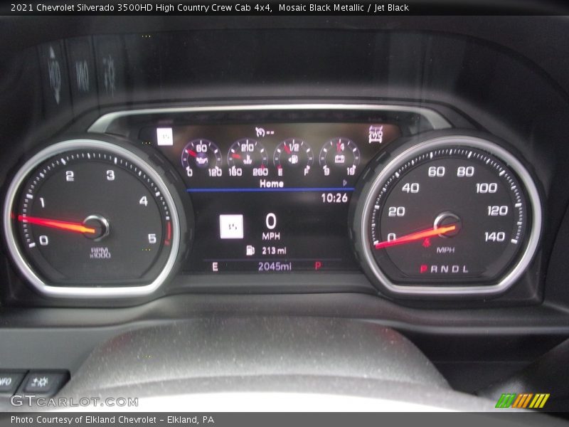 Mosaic Black Metallic / Jet Black 2021 Chevrolet Silverado 3500HD High Country Crew Cab 4x4
