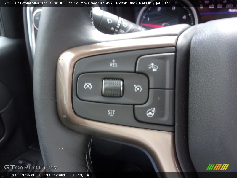 Mosaic Black Metallic / Jet Black 2021 Chevrolet Silverado 3500HD High Country Crew Cab 4x4