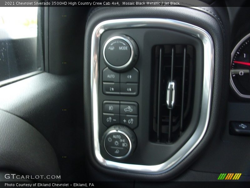 Mosaic Black Metallic / Jet Black 2021 Chevrolet Silverado 3500HD High Country Crew Cab 4x4