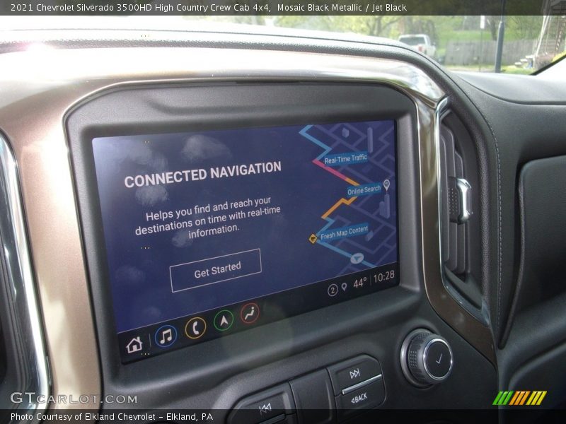 Mosaic Black Metallic / Jet Black 2021 Chevrolet Silverado 3500HD High Country Crew Cab 4x4