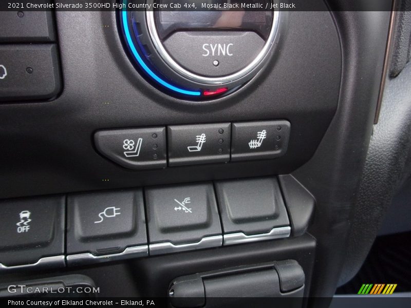 Mosaic Black Metallic / Jet Black 2021 Chevrolet Silverado 3500HD High Country Crew Cab 4x4