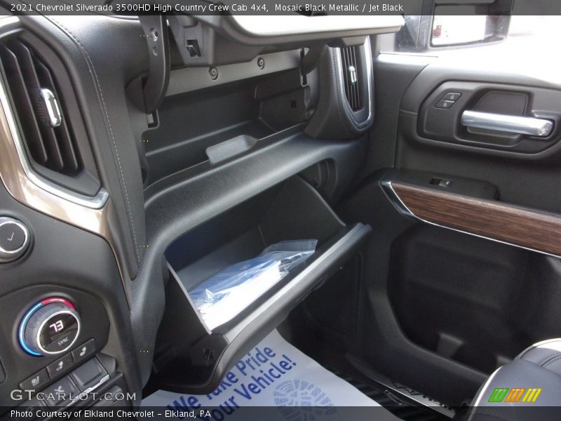 Mosaic Black Metallic / Jet Black 2021 Chevrolet Silverado 3500HD High Country Crew Cab 4x4