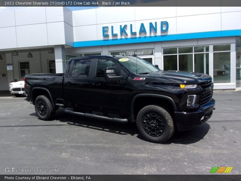 Black / Jet Black 2021 Chevrolet Silverado 2500HD LTZ Crew Cab 4x4