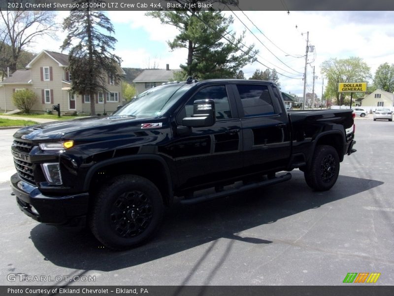 Black / Jet Black 2021 Chevrolet Silverado 2500HD LTZ Crew Cab 4x4