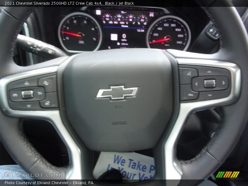 Black / Jet Black 2021 Chevrolet Silverado 2500HD LTZ Crew Cab 4x4