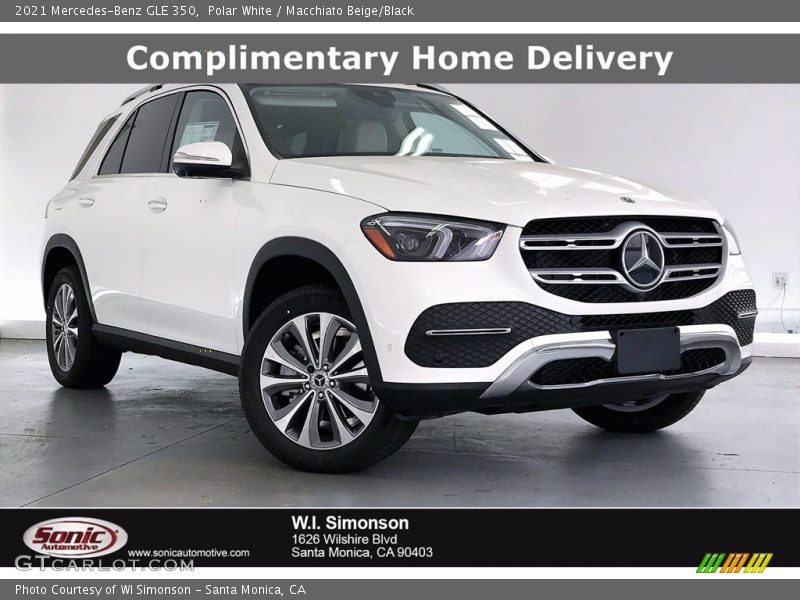Polar White / Macchiato Beige/Black 2021 Mercedes-Benz GLE 350