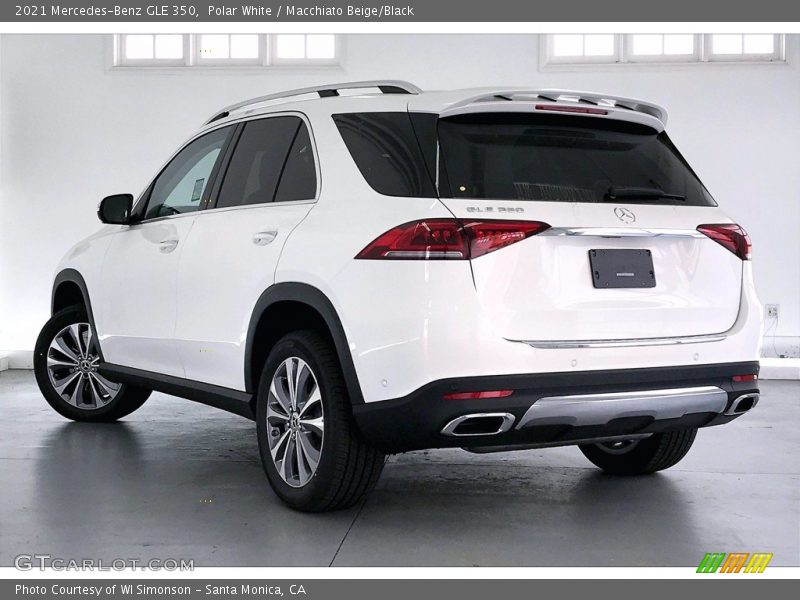 Polar White / Macchiato Beige/Black 2021 Mercedes-Benz GLE 350