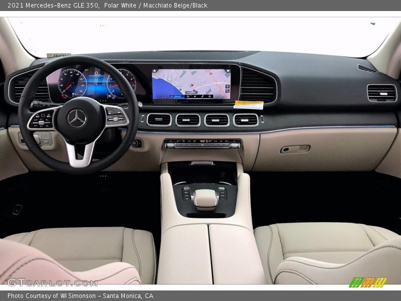 Polar White / Macchiato Beige/Black 2021 Mercedes-Benz GLE 350
