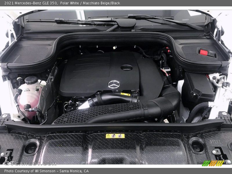 Polar White / Macchiato Beige/Black 2021 Mercedes-Benz GLE 350