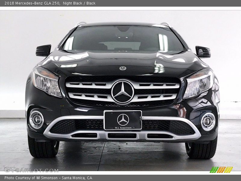 Night Black / Black 2018 Mercedes-Benz GLA 250