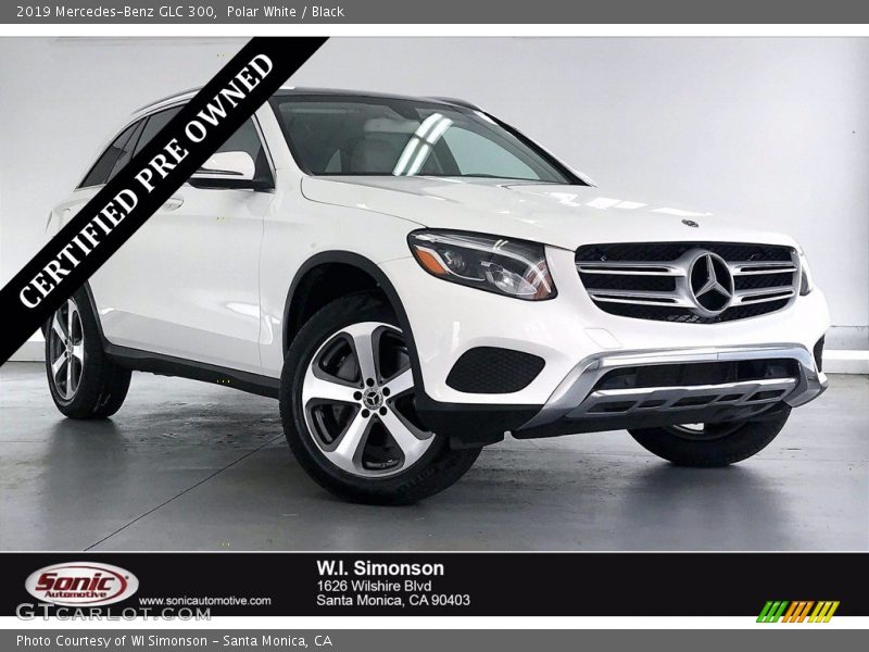 Polar White / Black 2019 Mercedes-Benz GLC 300