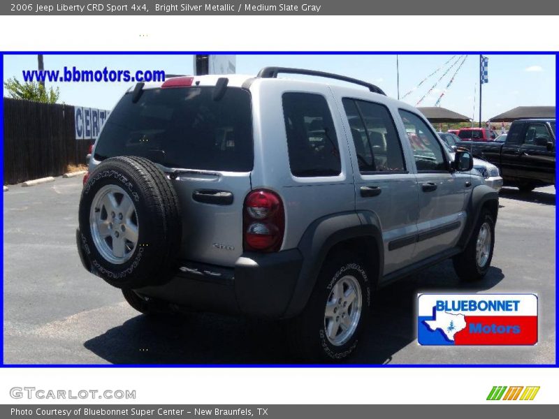 Bright Silver Metallic / Medium Slate Gray 2006 Jeep Liberty CRD Sport 4x4