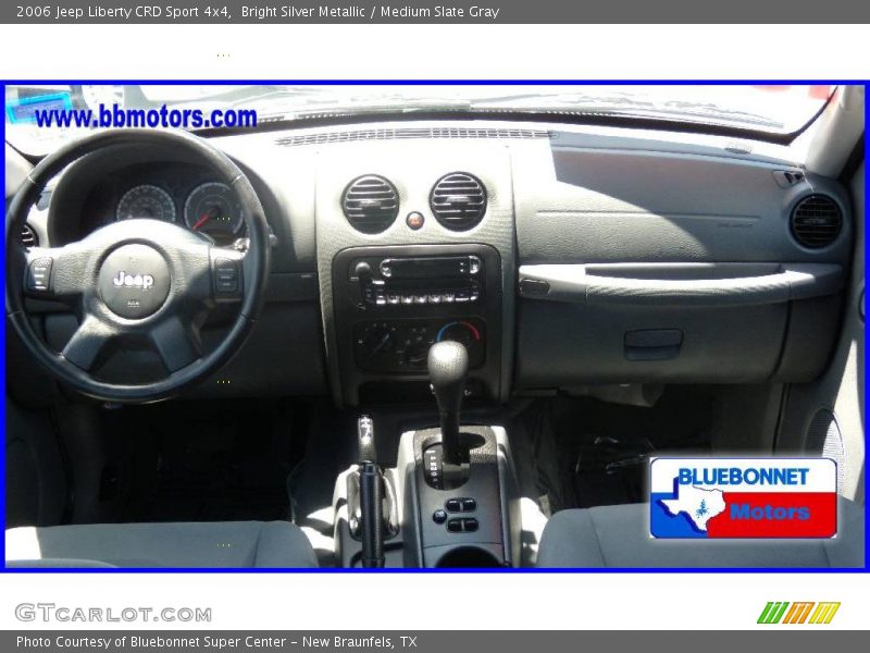 Bright Silver Metallic / Medium Slate Gray 2006 Jeep Liberty CRD Sport 4x4