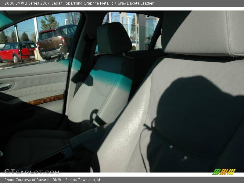 Sparkling Graphite Metallic / Gray Dakota Leather 2006 BMW 3 Series 330xi Sedan