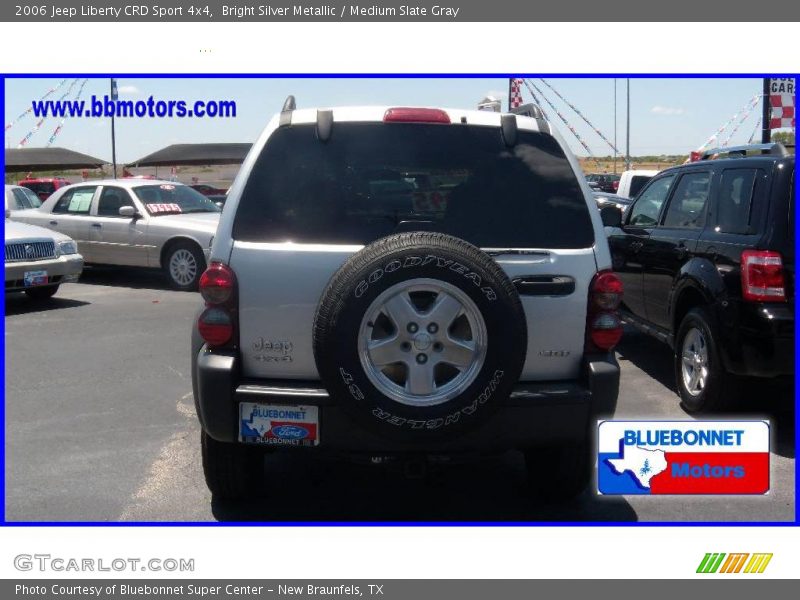 Bright Silver Metallic / Medium Slate Gray 2006 Jeep Liberty CRD Sport 4x4