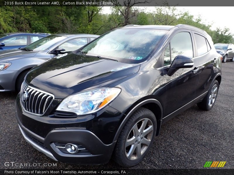 Carbon Black Metallic / Ebony 2016 Buick Encore Leather AWD