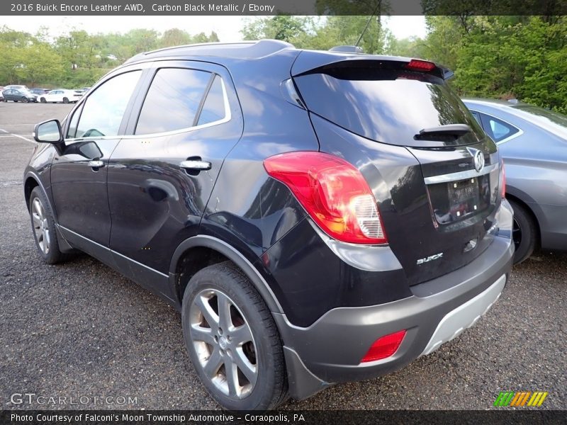 Carbon Black Metallic / Ebony 2016 Buick Encore Leather AWD