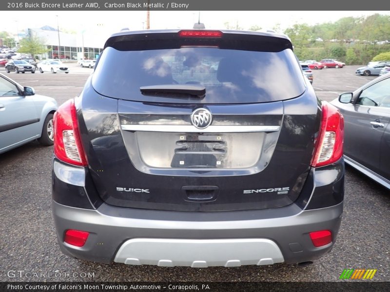 Carbon Black Metallic / Ebony 2016 Buick Encore Leather AWD