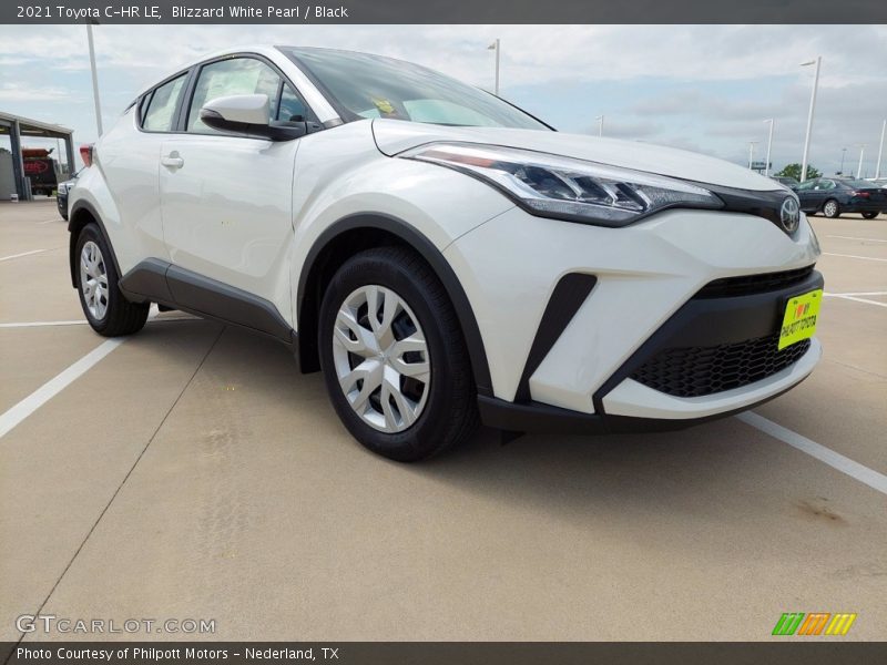Blizzard White Pearl / Black 2021 Toyota C-HR LE