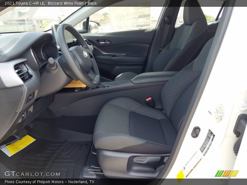 Blizzard White Pearl / Black 2021 Toyota C-HR LE