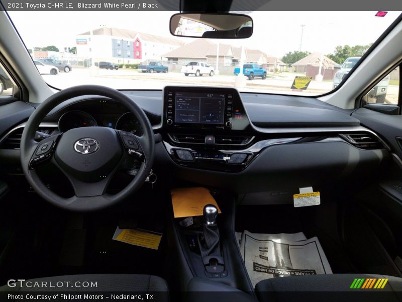 Blizzard White Pearl / Black 2021 Toyota C-HR LE