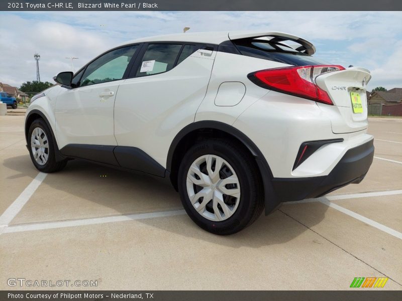 Blizzard White Pearl / Black 2021 Toyota C-HR LE