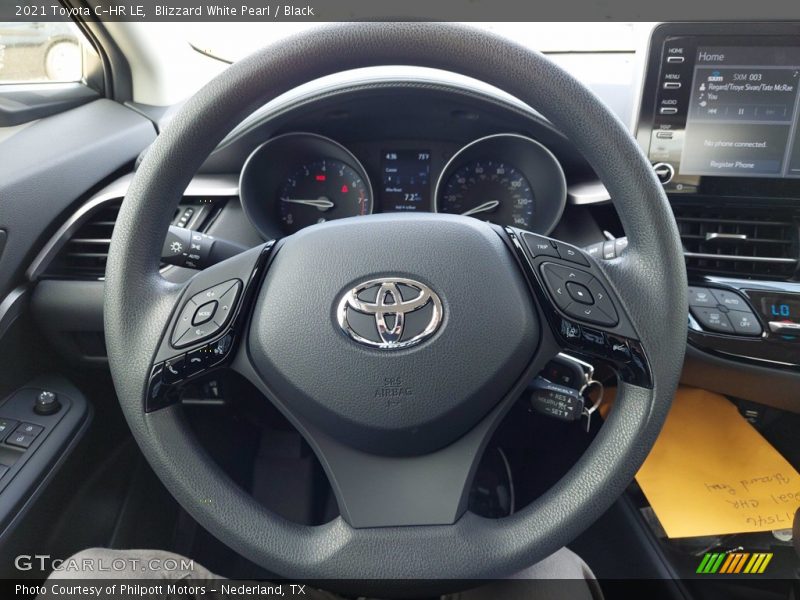 Blizzard White Pearl / Black 2021 Toyota C-HR LE