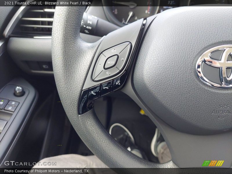 Blizzard White Pearl / Black 2021 Toyota C-HR LE