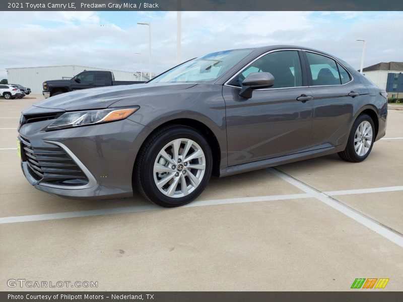 Predawn Gray Mica / Black 2021 Toyota Camry LE