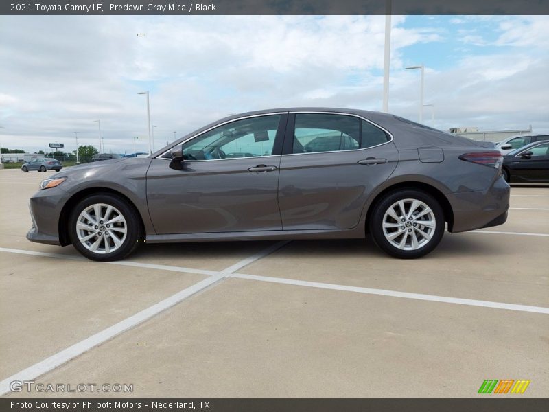 Predawn Gray Mica / Black 2021 Toyota Camry LE