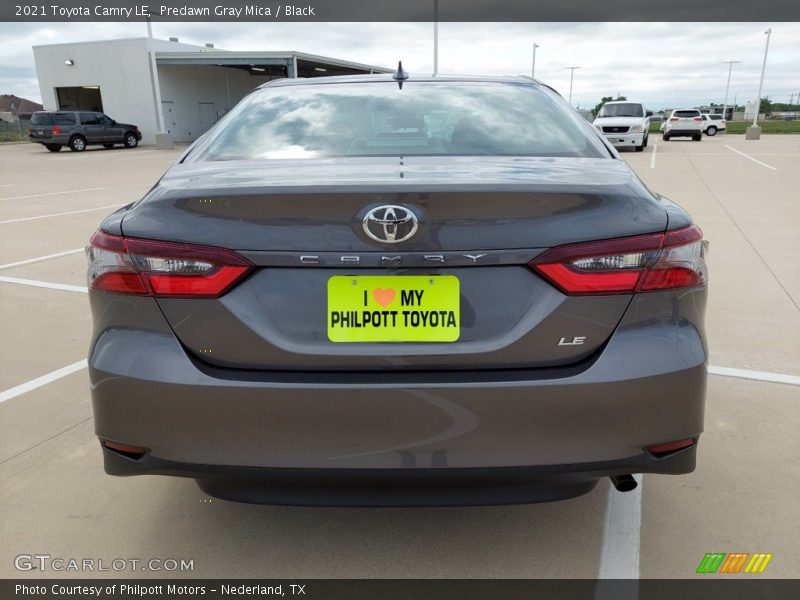 Predawn Gray Mica / Black 2021 Toyota Camry LE