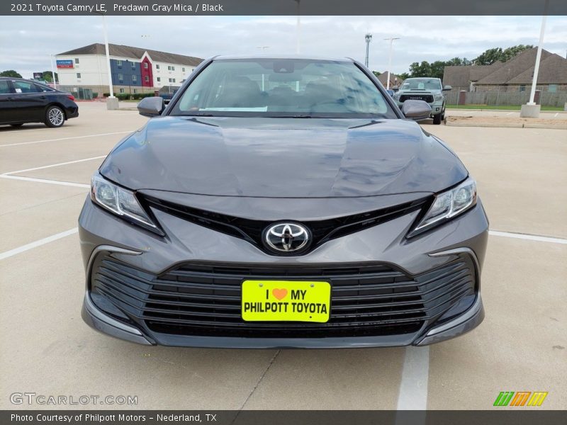 Predawn Gray Mica / Black 2021 Toyota Camry LE