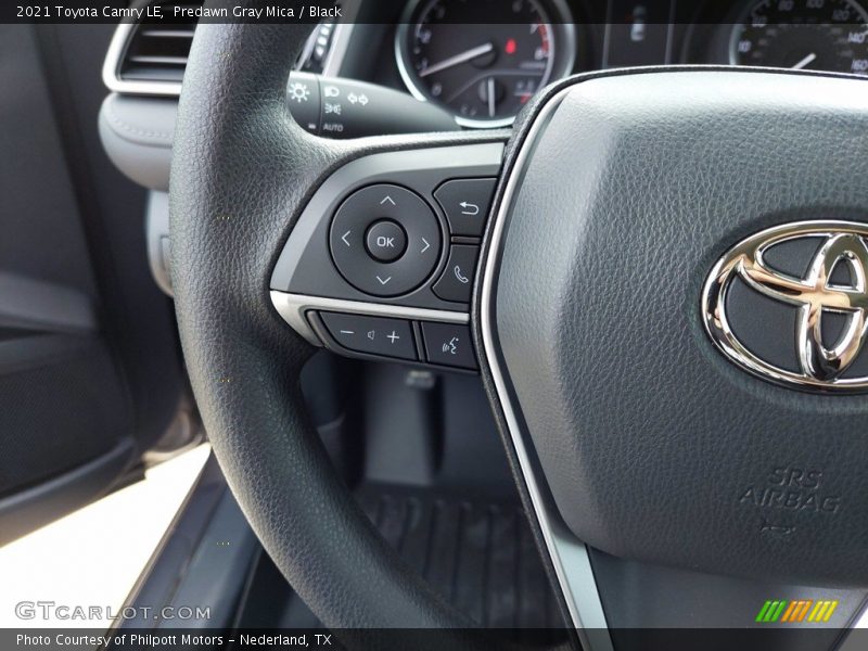 Predawn Gray Mica / Black 2021 Toyota Camry LE
