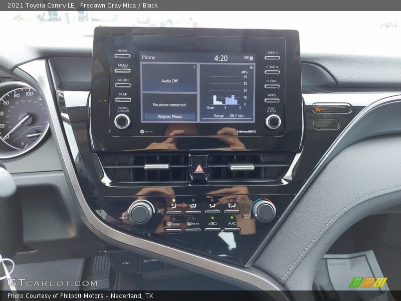 Predawn Gray Mica / Black 2021 Toyota Camry LE