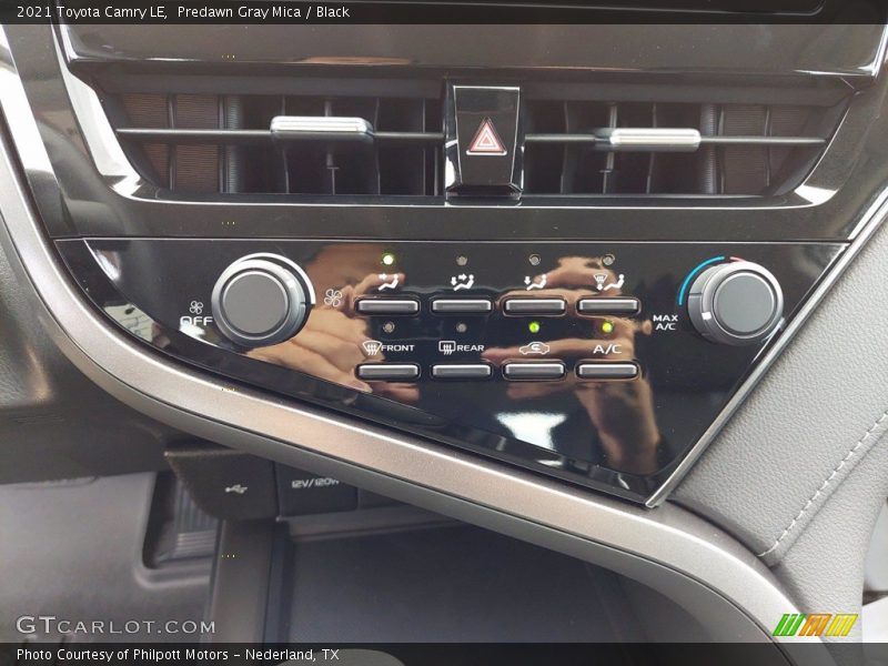 Predawn Gray Mica / Black 2021 Toyota Camry LE